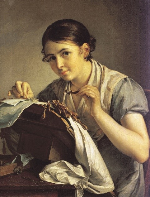 Василий Тропинин «Кружевница»